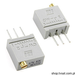 67WR2KLF Potentiometer 2K Ohm 20 Turn 10% 0.5W THT BITECH