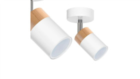 Kinkiet Joker White/Wood 1Xgu10 Mlp6299 Milagro