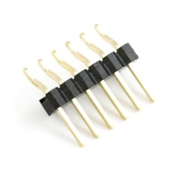 Right Angle Header - Male (SMD, 0.1in., 6-Pin)