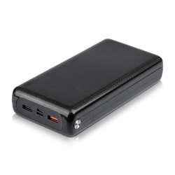 VT 3519 30000mah Jumbo Power Bank 2xUSB czarny 8901 V-TAC