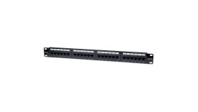 Panel Krosowy Patchpanel 1U Rack 19 Utp 24X Rj45 Cat5e