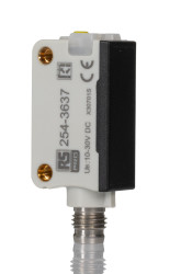 Czujniki fotoelektryczne Rozproszone odbicie w obudowie prostokątnej RS PRO PNP NONC zakres 3 m Laser podczerwony