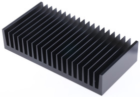 Radiator 100 x 200 x 40mm 0.7K/W Uniwersalny Prostokątny Alu