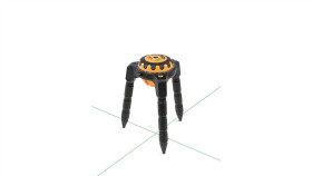 Zielony Laser Liniowy Kątowy Podłogowy Geospider Green