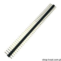 STRIP-40-PIN Connector 40 Pin H=6mm R=2.54mm THT AMP