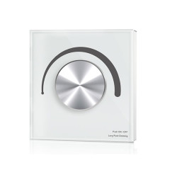 Panel obrotowy ściemniacz 0/1-10V Wi-Fi (Tuya) 100-240VAC biały