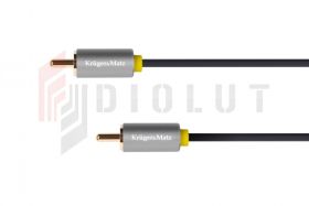 Kabel 1RCA-1RCA 1m Kruger&Matz Basic