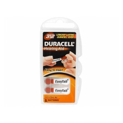 Bateria AE312 DURACELL (8%). (do aparatów słuchowych)
