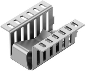 Clip-on heatsink, (L x W x H) 26 x 13 x 13 mm, 21.6 K/W, solderable surface, 10151052