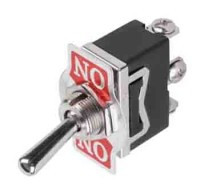 HEB6-9 Przełącznik hebelkowy jednosekcyjny (SPDT) 6A/230VAC - zaciski śrubowe ON-ON
