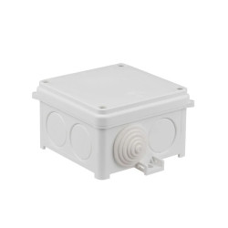 Puszka n/t hermetyczna pusta 88x88x55mm IP55 biała odporna na UV N80x80 35110206