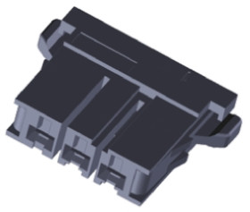 Obudowa złącza 3-pinowe -rzędowe raster: 6.35mm TE Connectivity Żeński Dynamic 4000 Złącze przewód-płytka, złącze