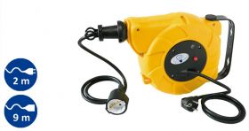 Przedłużacz automatyczny zwijany 9+2