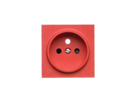 SIMON 55 Pokrywa gniazda pojedynczego do: SGZ1CM, SGZ1M antybakteryjny czerwony TGZ1ZP/AB122 KONTAKT SIMON