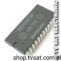 IC CMOS HEF4067BP DIP24 PHILIPS