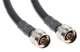 Kabel koncentryczny złącze A N Type złacze B N Type długość 2m typ kabla RG214 Z zakończeniem