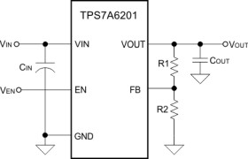 Automotive 300-mA, off-battery (40-V), low-IQ, adjustable low-dropout voltage regulator with enable