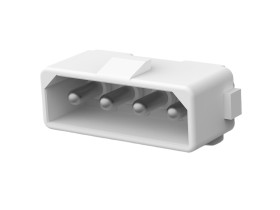 Listwa stykowa PCB 4-pinowe MATE-N-LOK raster: 5.08 mm Pionowy 1-rzędowe TE Connectivity Do montażu na płytce drukowanej