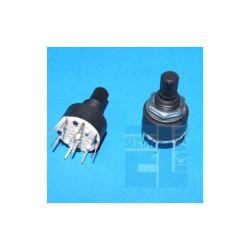 PRZEŁĄCZNIK OBROTOWY 2x 2 POZYCJE 2-OBWODY L-15/7mm W DRUK