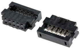 Złącze IDC 10-pinowe 2-rzędowe Żeńskie raster: 2 mm Kabel Amphenol Communications Solutions