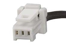 Kabel przewód-płytka, Pico-Clasp, 50 Vrms AC/DC, 1 A, raster: 1mm, 600mm, Okrągły, Cyna, Czarny