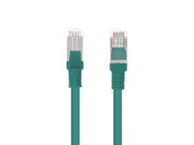 Kabel krosowy patchcord F/UTP kat.6 30m zielony
