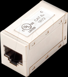 DN-93905 modular-coupling RJ45 jack/jack Cat.6a