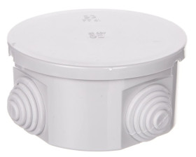 Puszka natynkowa z pokrywą i śrubami seria 400 IP44 80x40 EC400C2 /opak. 150/