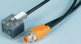 Przewód czujnik-siłownik Złącze A DIN 43650 Form A liczba rdzeni 5 długość 1m Rodzaj A Żeńskie Złącze B Złącze M12