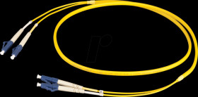 O0350FT.25 Duplex jumper LC-LC 9/125µ, OS2, yellow, 25m