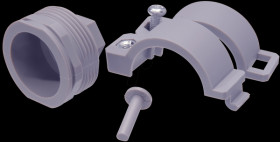 76028 Adapter set for Vailant heating valve gear