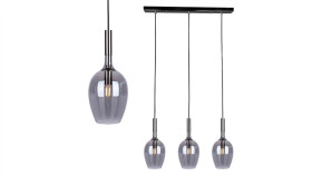 Lampa Wisząca Lugano Smoked 3Xe14 Ml8814 Milagro