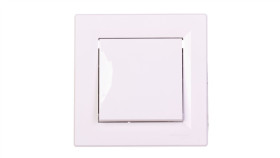 Łącznik Asfora Pojedynczy Zaciski Śrubowe Biały Z Ramką Eph0100321