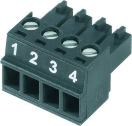 Weidmüller 1899470000 Obudowa złącza pin żeńskiego na kabel BCZ 3.81/14/180 SN GN BX, wire-to-board, piny: 14, 10 A, 50