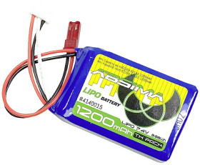 Pakiet akumulatorów (LiPo) 7.4 V 1200 mAh Absima Softcase BEC