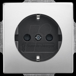 20 EUCKS-866 Socket outlet insert with increased touch protection - stainless