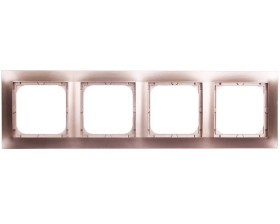 IMPRESJA Ramka poczwórna złoty metalik R-4Y/28