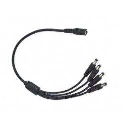 Rozdzielacz DC 1gniazdo-4wtyki (2,1/5,5)