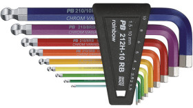 Klucz imbusowy Jednostki metryczne PB SWISS TOOLS L 9 szt.