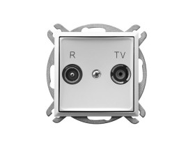 ARIA Gniazdo antenowe RTV zakończeniowe 10dB biały GPA-10UPZ/m/00 OSPEL
