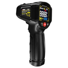 Termometr na podczerwień ANENG TH202 TH203 -50°C do 600°C Z laserowym wyświetlaczem LCD z podświetleniem,regulowana emisyjność,w