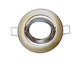 Oprawa halogenowa, OH115 mat zloty chrom,