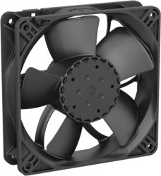 DC axial fan, 12 V, 119 x 119 x 32 mm, 220 m³/h, 47 dB, ball bearing, ebm-papst 4312 NH