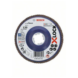 Bosch 2608619212 X-LOCK Fan Disc 125mm Durable Zirconium Metal Grinding