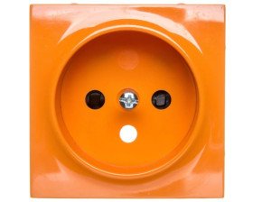 Simon 54 Pokrywa gniazda pojedynczego z przesłonami pomarańczowa DGZ1ZP/32