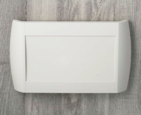ABS enclosure, (L x W x H) 200 x 330 x 48 mm, gray white (RAL 9002), IP40, A9095107