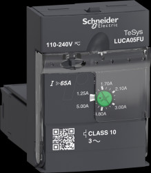 LUCA05FU Motor starter, standard control unit, 110 - 220 V, 5 A, IP20