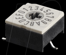 204014 Encoder switch - 16 Pos, SMT, Hexa