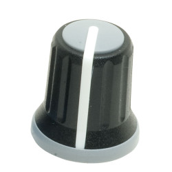 Re'an P300-H-098-S6 Tricolour Knob - Grey Insert