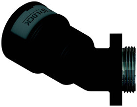 Złącze śrubowe Fränkische Rohrwerke 4891187100 57.6 mm czarny 10 szt.